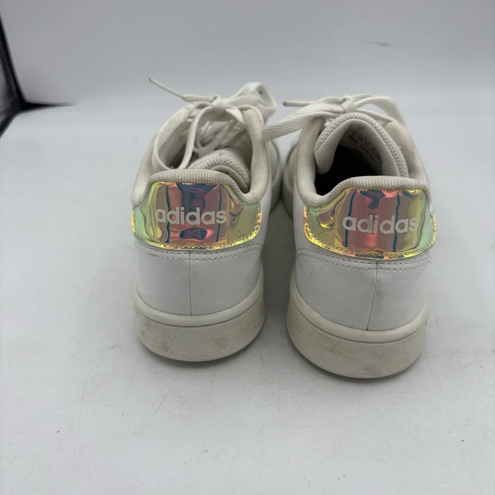 Adidas‎ Shoes Womens Size 5 Grand Court Sneakers Iridescent White